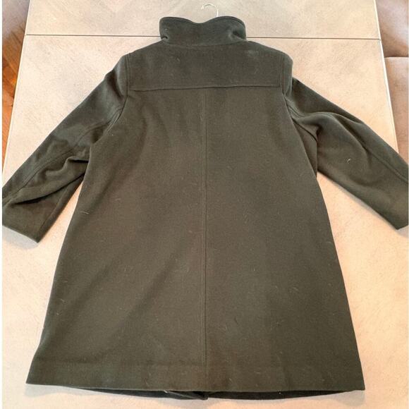 Kristen Blake Studio Collection Lambswool Blend Olive Coat - Size 14W - Picture 10 of 16